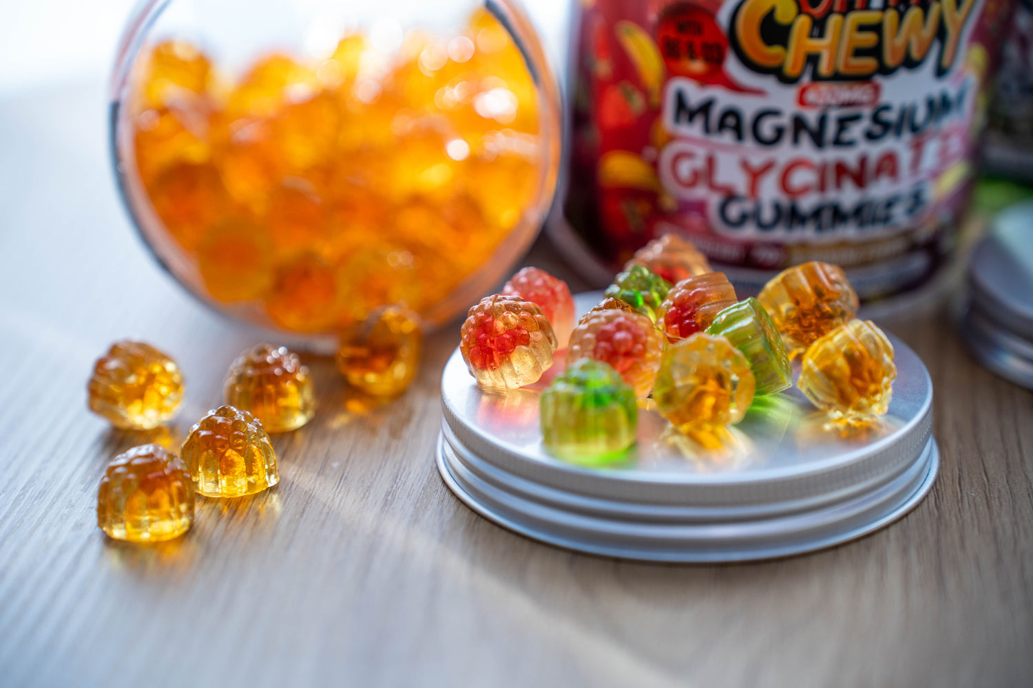 Magnesium Glycinate Gummies 400mg Strawberry&Banana