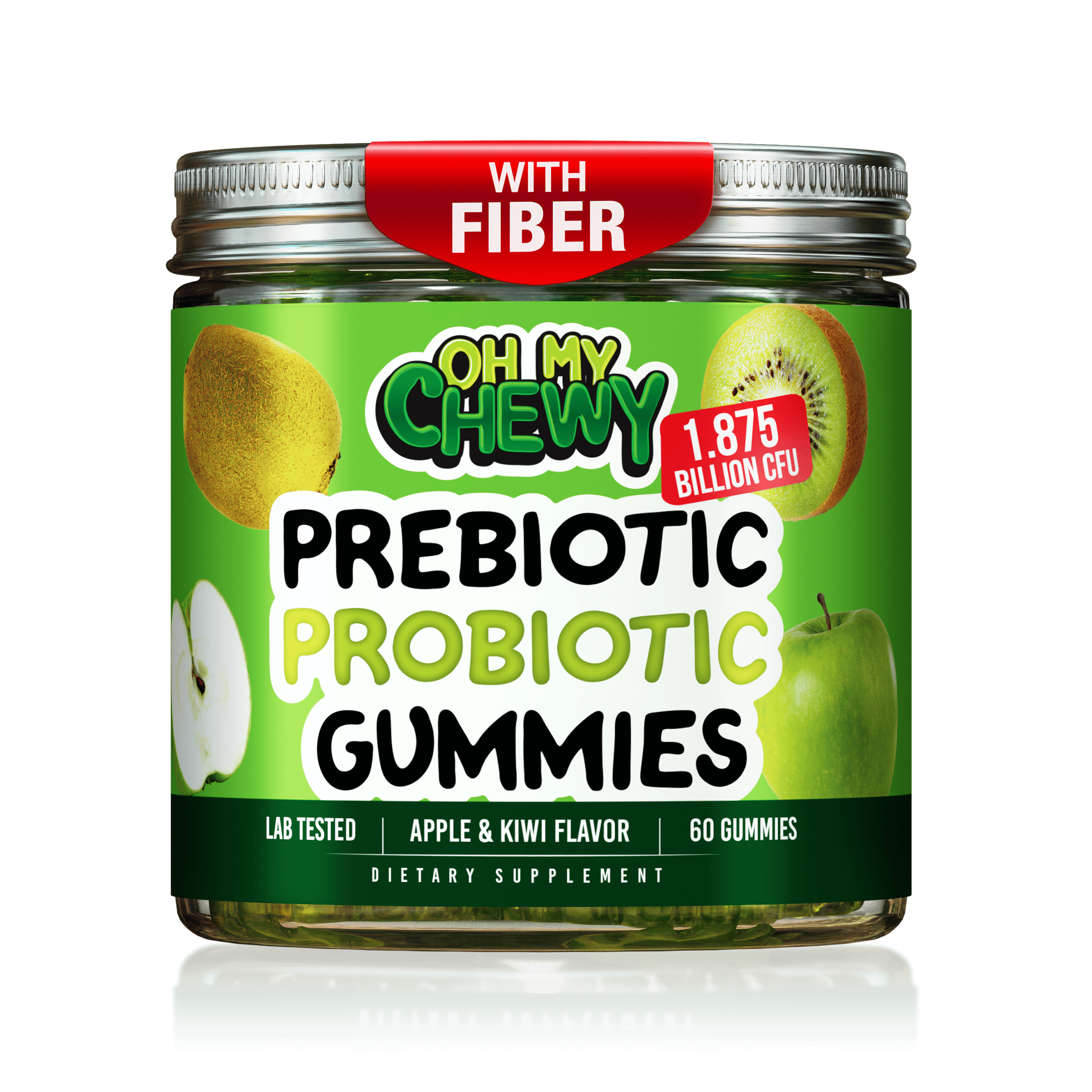 Probiotic & Prebiotic Gummies for Kids – Apple&Kiwi