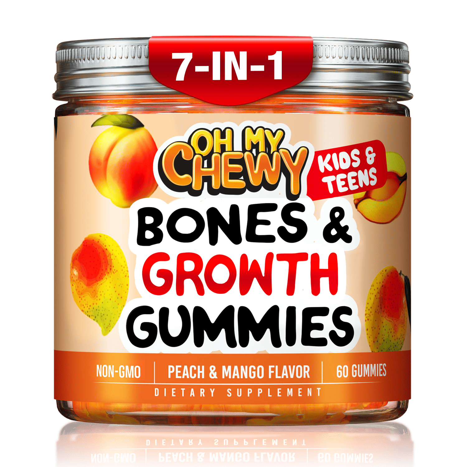 Oh My Chewy Bones&Growth Gummies 7 in 1 