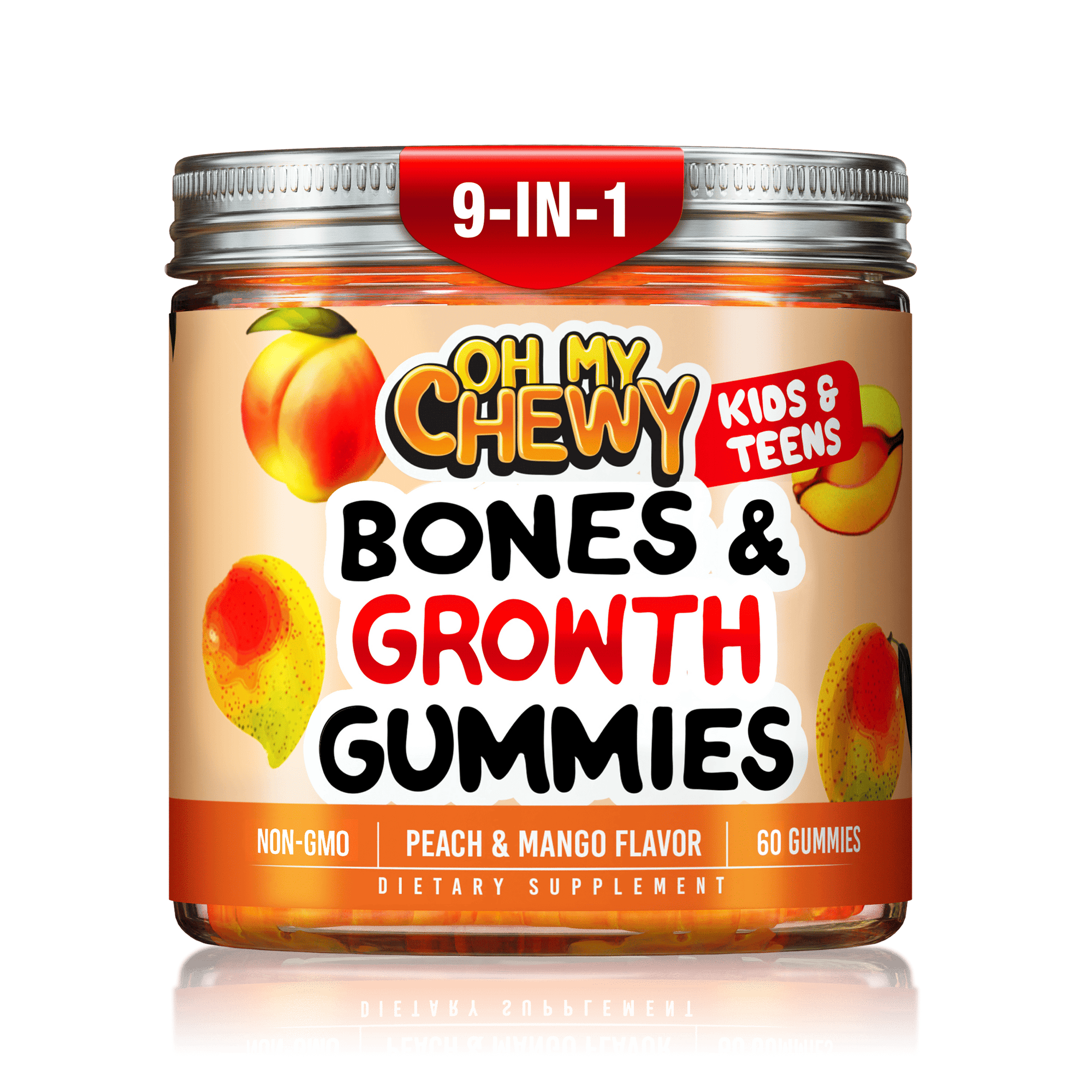 Height Growth Gummies Peach&Mango