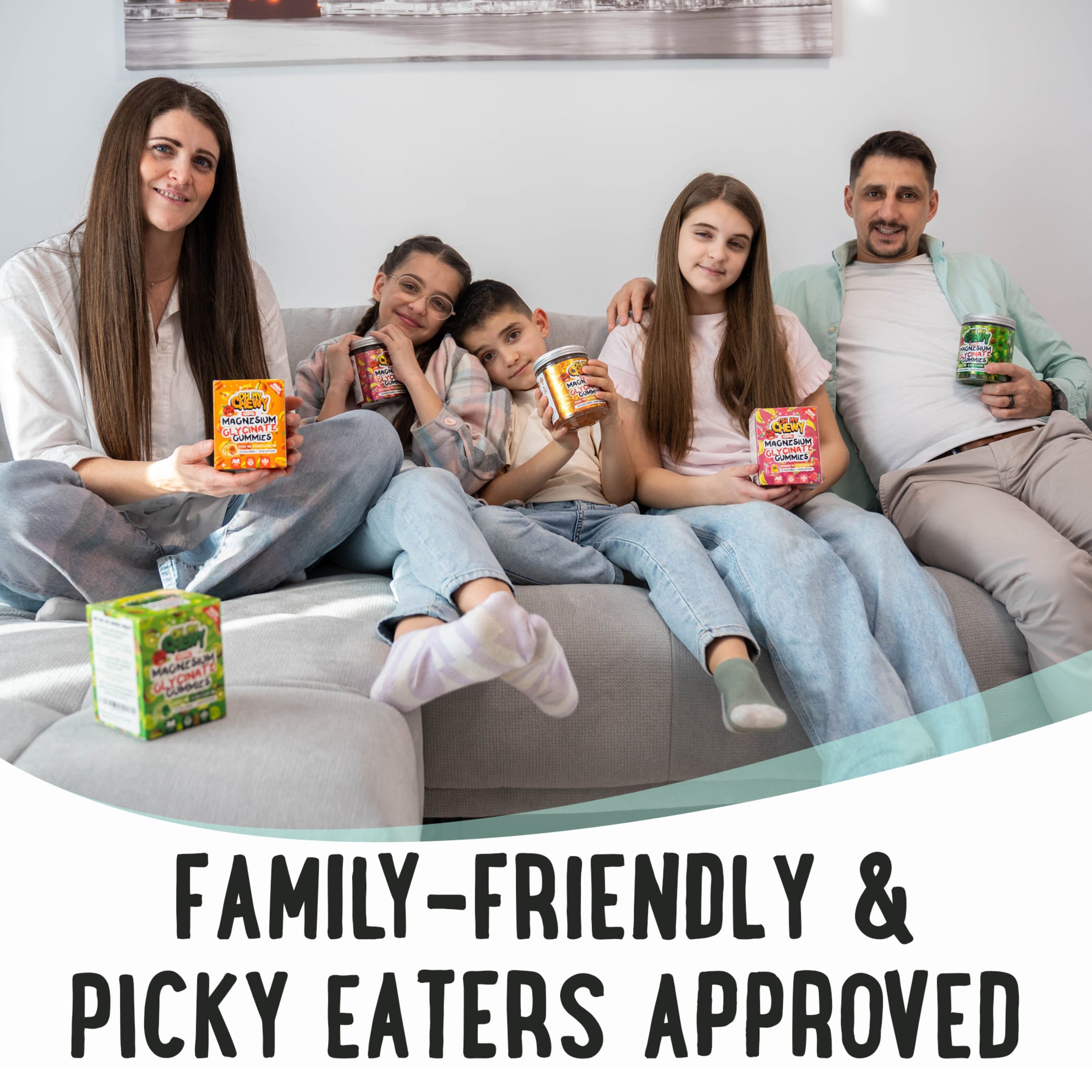Magnesium Glycinate Gummies 400mg Apple&Kiwi